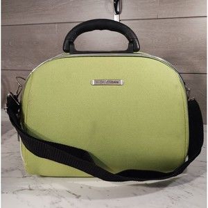 Luca Vergani Makeup Cosmetic Case Travel Bag Chartreuse GreenCarry On Luggage